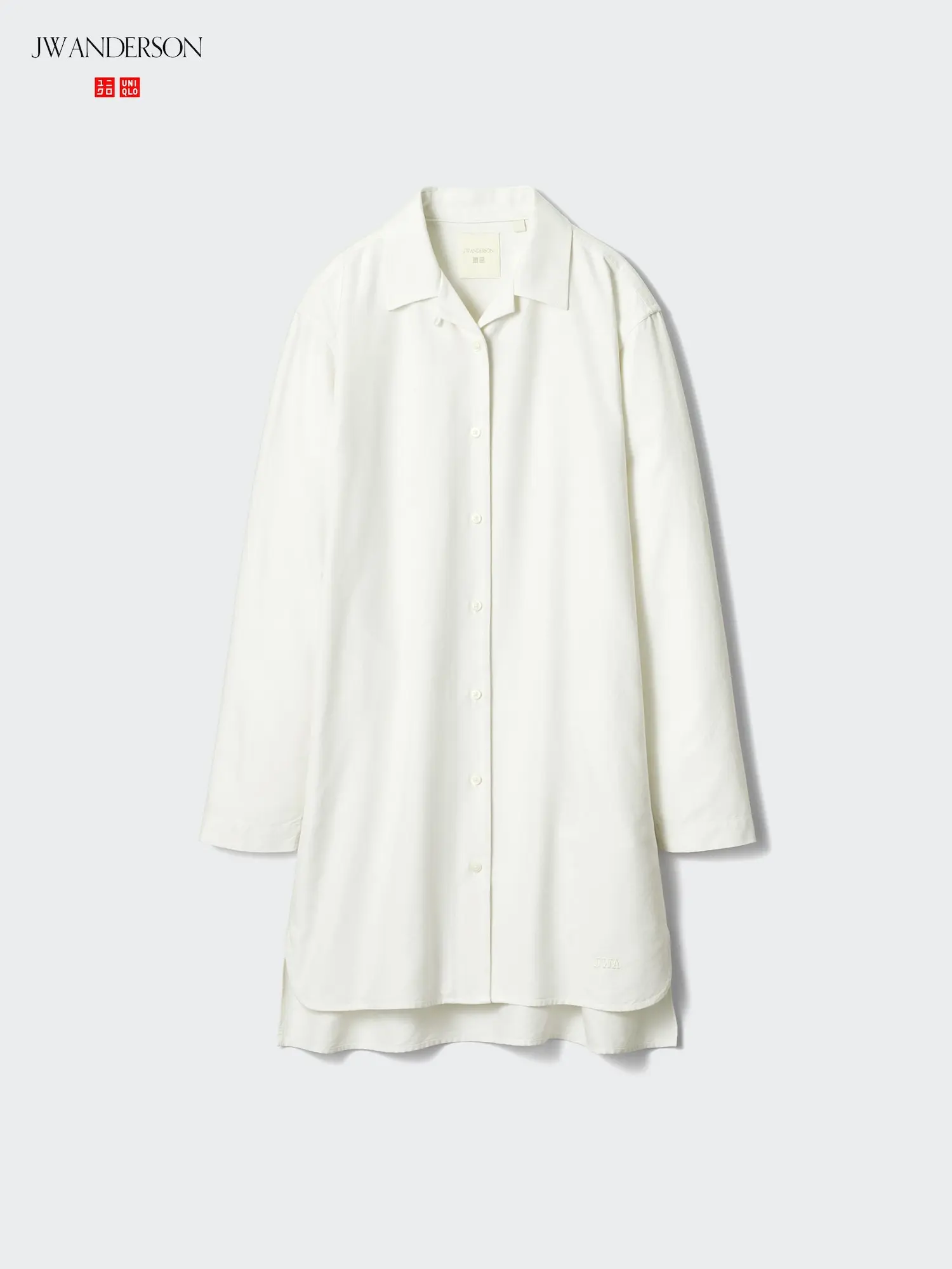 Women's Open Collar Oxford Shirt Dress