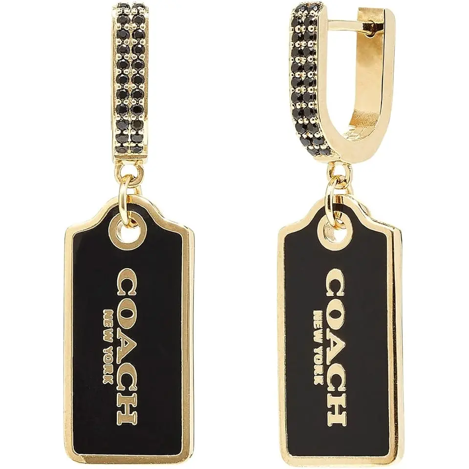 Hangtag Drop Earrings
