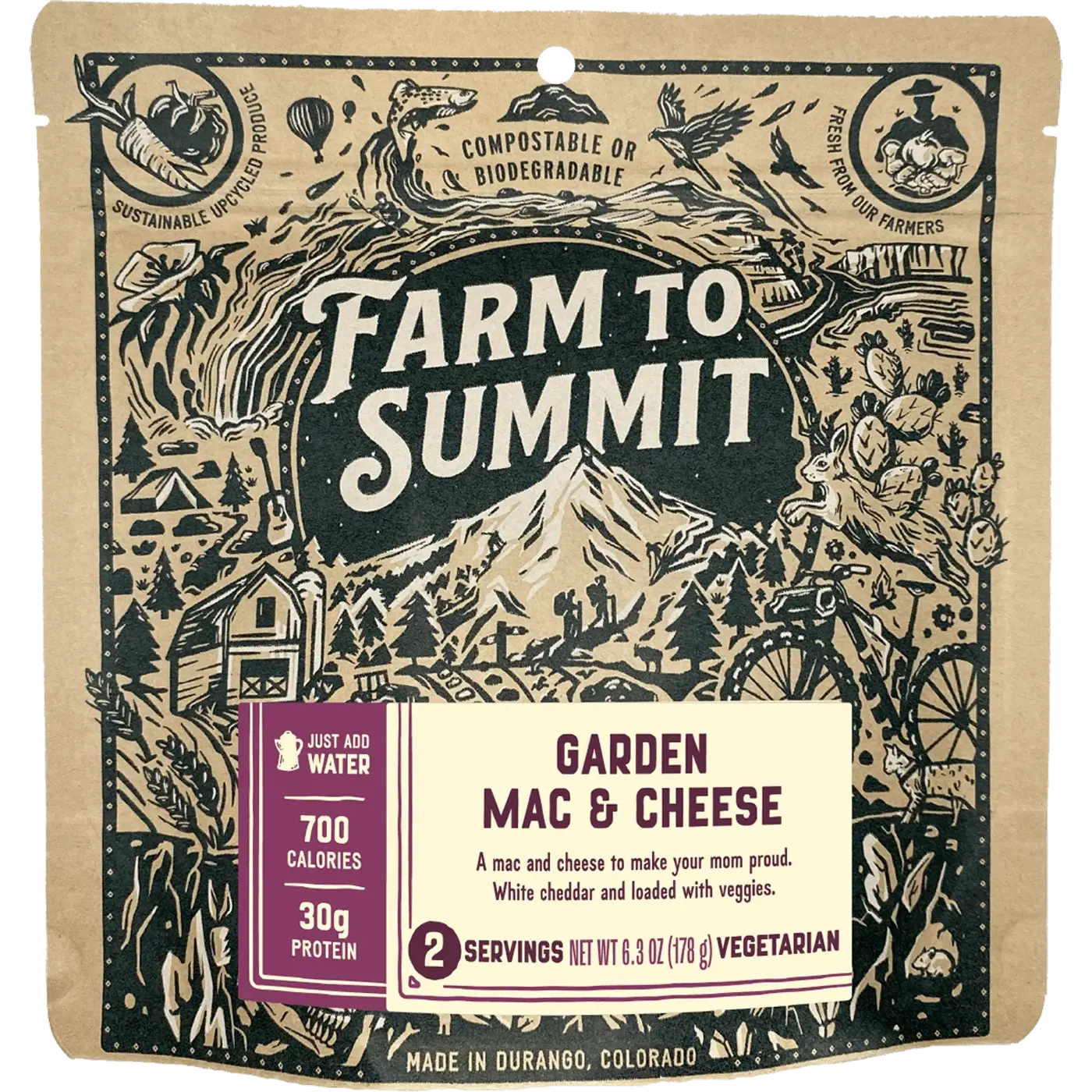 Garden Mac & Cheese (2 Servings)