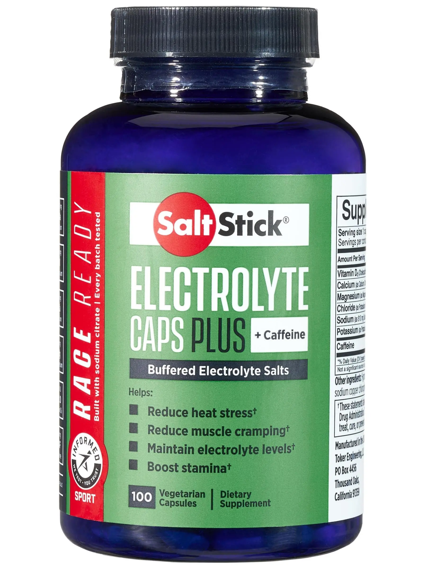 SaltStick Caps PLUS 100-Servings
