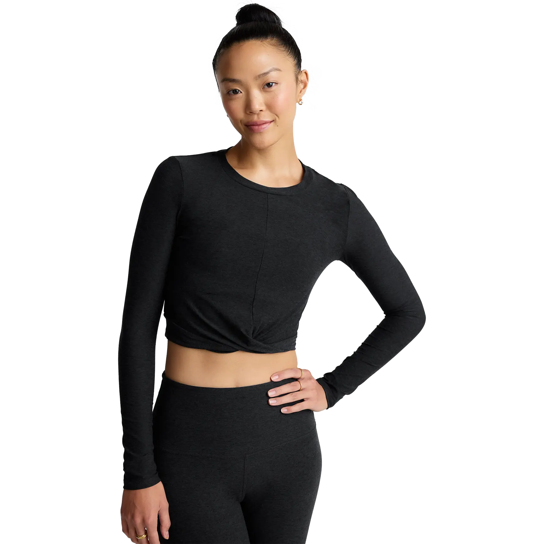 Women's Featherweight Cropped Long Sleeve Pullover