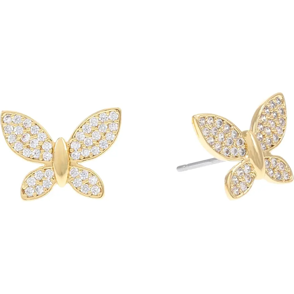 Pave Butterfly Studs