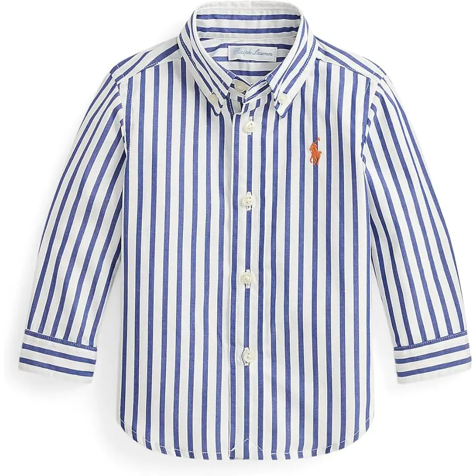 Striped Cotton Poplin Shirt (Infant)