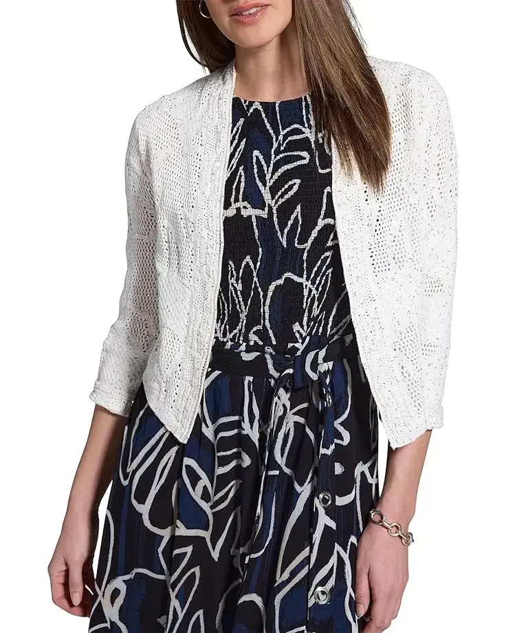 Women's NIC+ZOE Subtle Sequin Cardigan