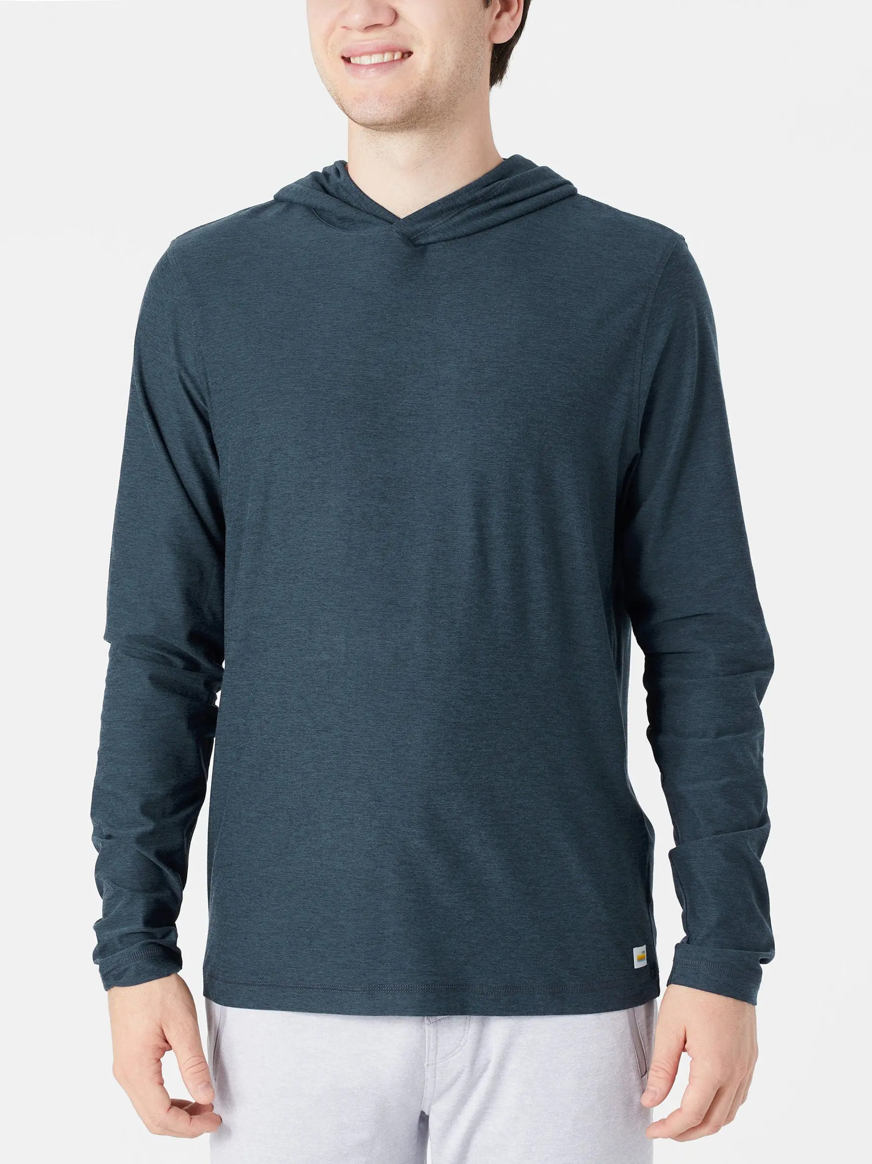 Vuori Men's Strato Tech Hoodie Navy Heather