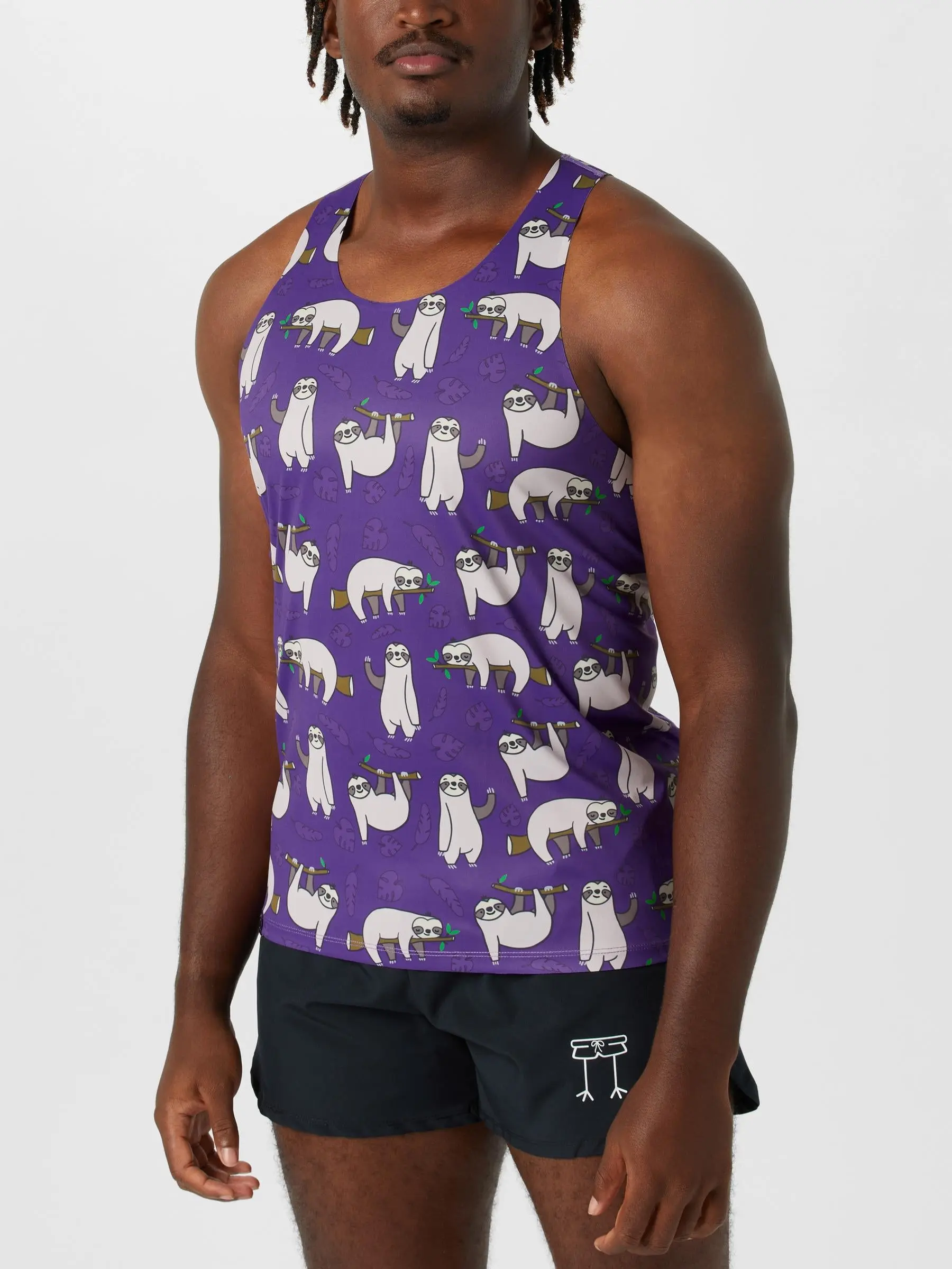 ChicknLegs Men's Sloths Performance Singlet