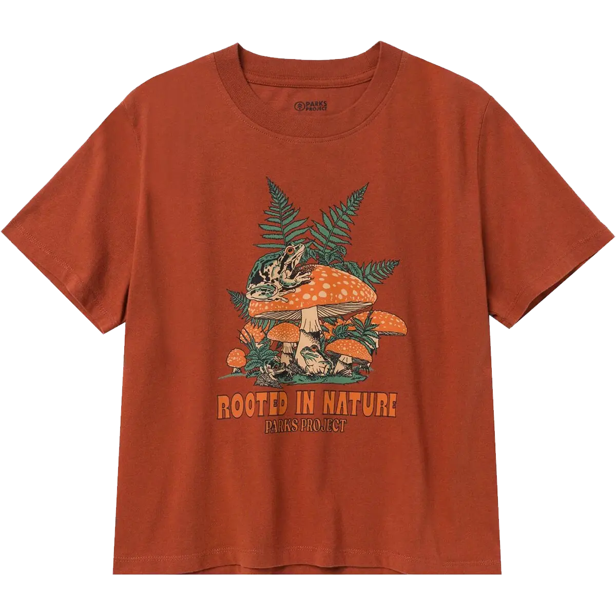 Women's Rooted in Nature Ferns Boxy Tee
