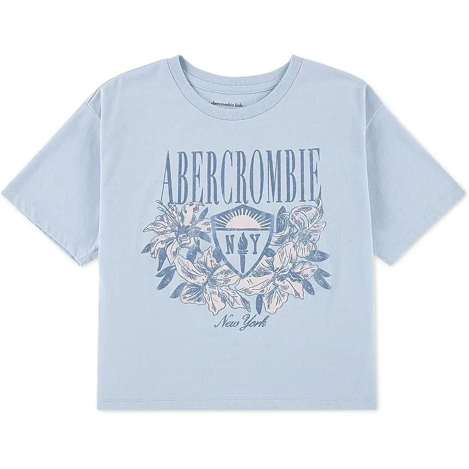 Floral NY Crest Tee (Big Kid)