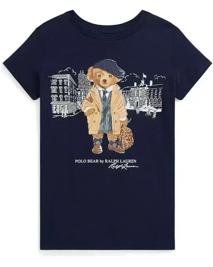 Polo Ralph Lauren Kids Polo Bear Cotton Jersey Tee (Big Kid)