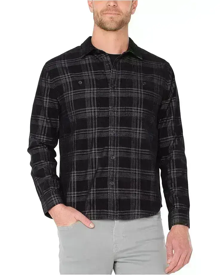 Long Sleeve Double Pocket Button Up Shirt