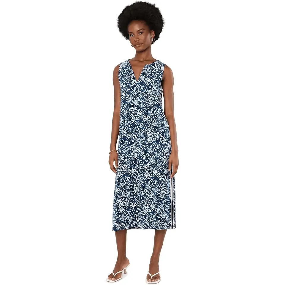 Shibori Lilies Cora Dress