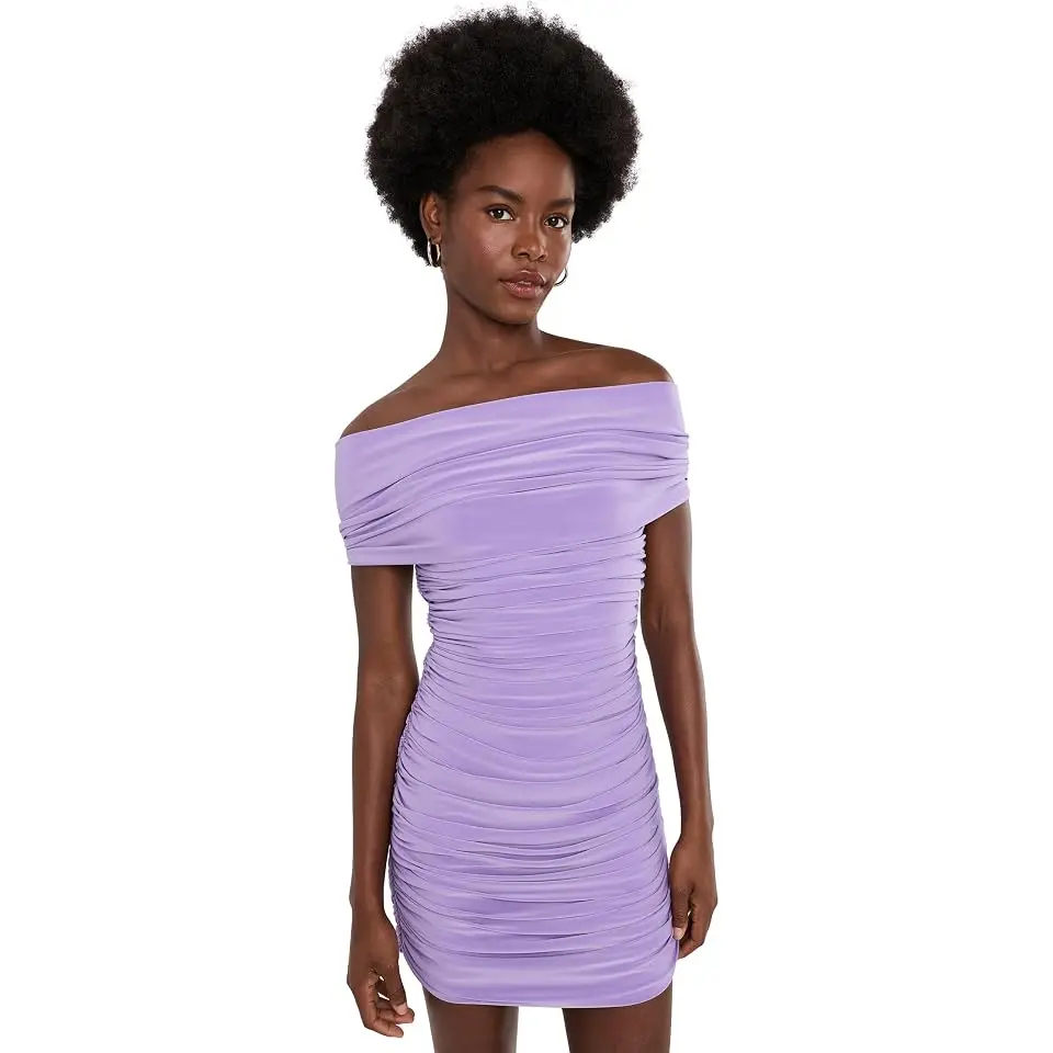 Sleeveless Cowl Neck Side Shirred Pickleball Dress