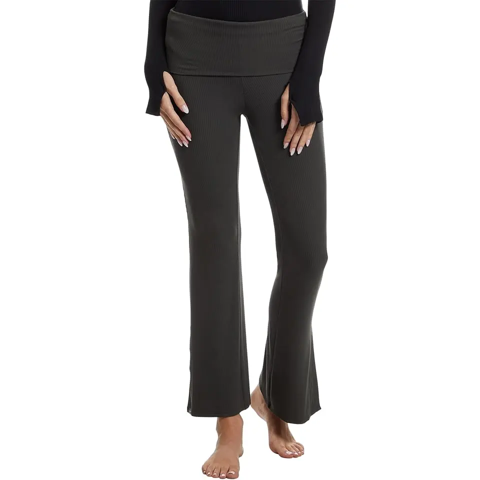 Ultra Soft Rib Fold Over Pant