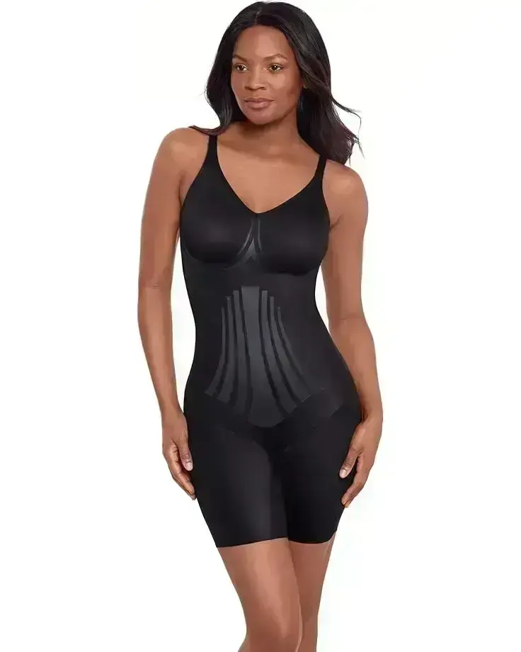 Women's Miraclesuit Shapewear Modern Miracle Thigh Slimmer Bodysuit 2562