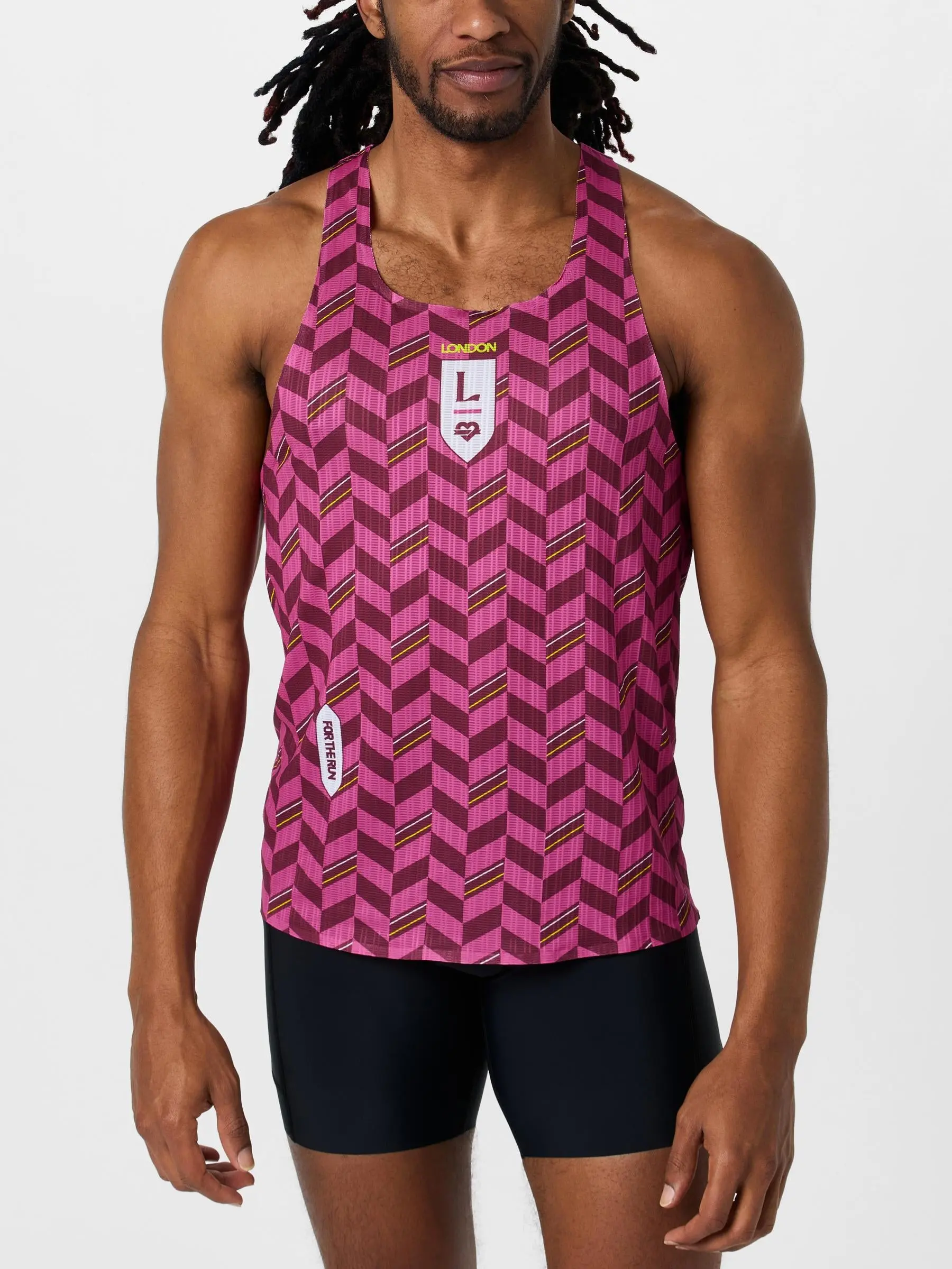 For The Run Men's Harper London 26 Singlet