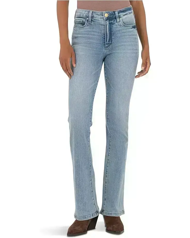 Women's KUT from the Kloth Ana High-Rise Fab Ab Flare-Baby Dn All Over