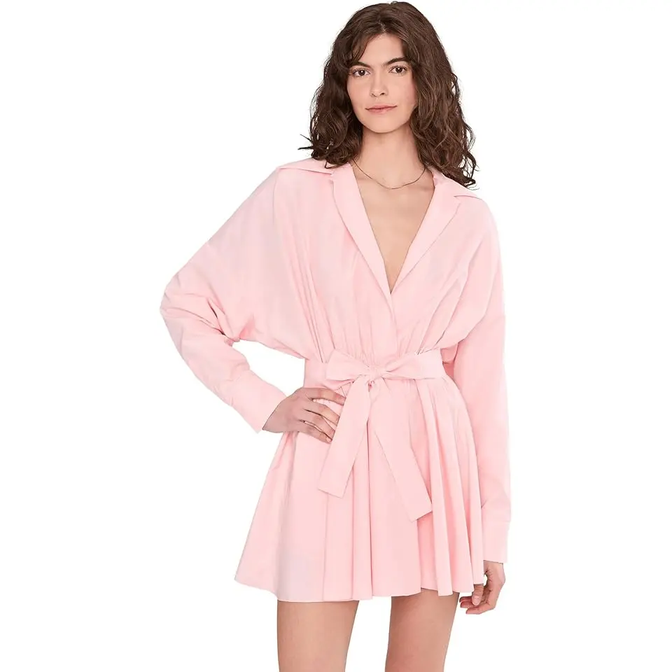 Super Oversized Boyfriend NK Shirt Flared Mini Dress