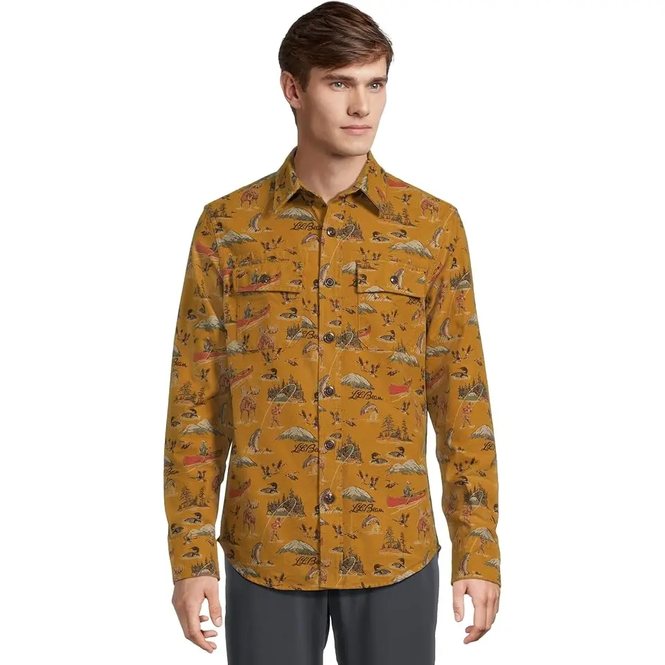 Signature 1933 Chamois Cloth Shirt Long-sleeve Pattern Regular
