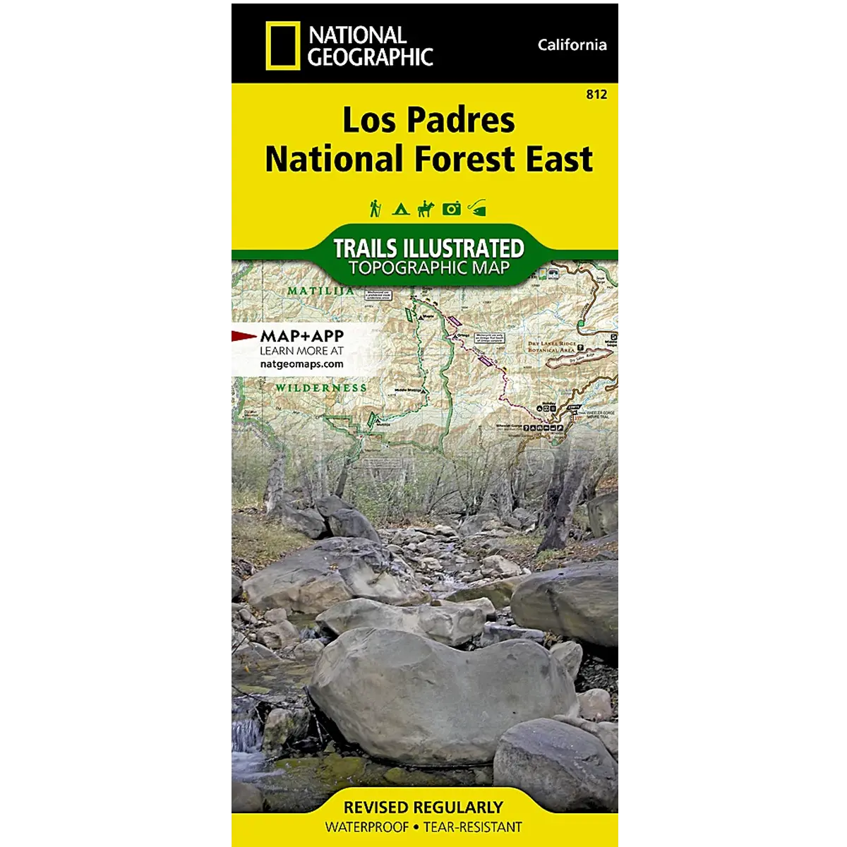 Los Padres Nat Forest East Map