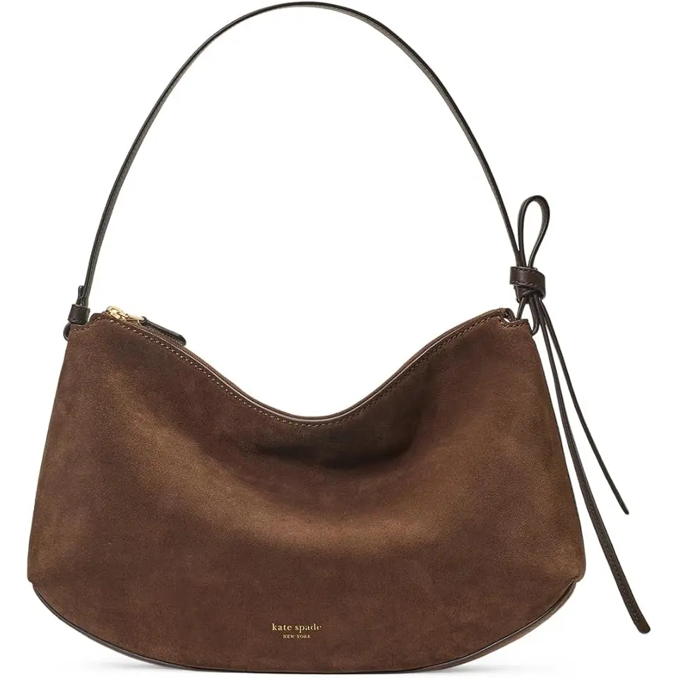 Loop Suede Large Shoulder Bag