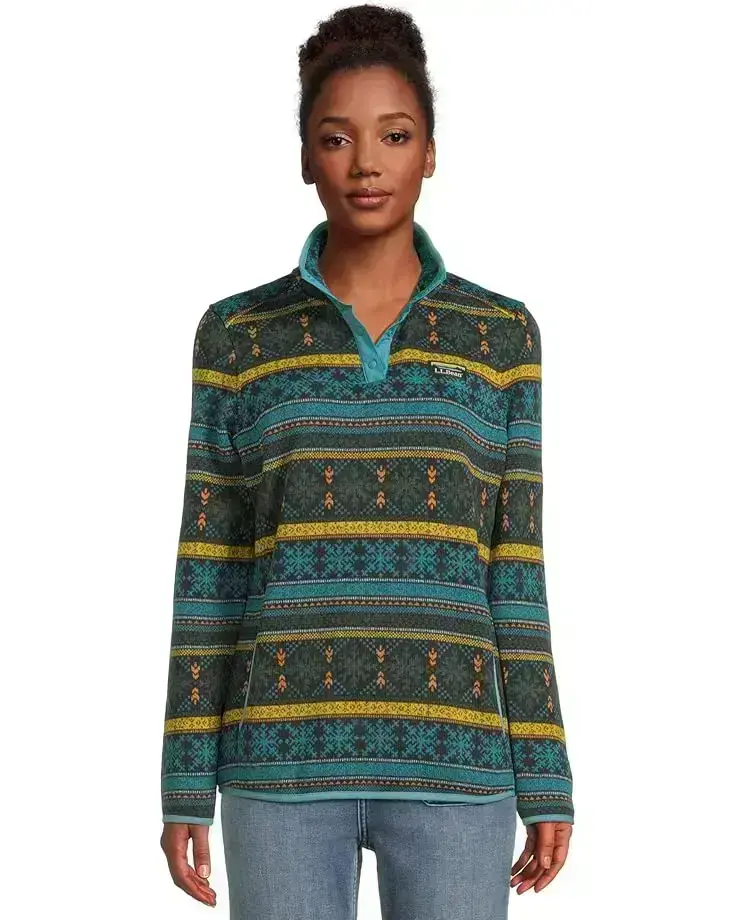 Sweater Fleece Pullover Print
