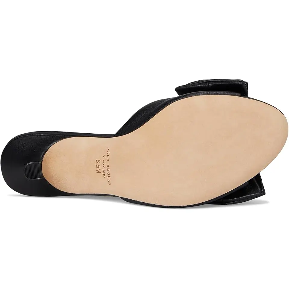 Lola Bow Sandal - Metallic Nappa