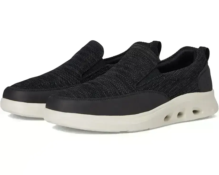 Men's Nunn Bush Ponte Knit Moc Toe Slip On Sneaker Hybrid Casual Lightweight Athletic Style Loafer