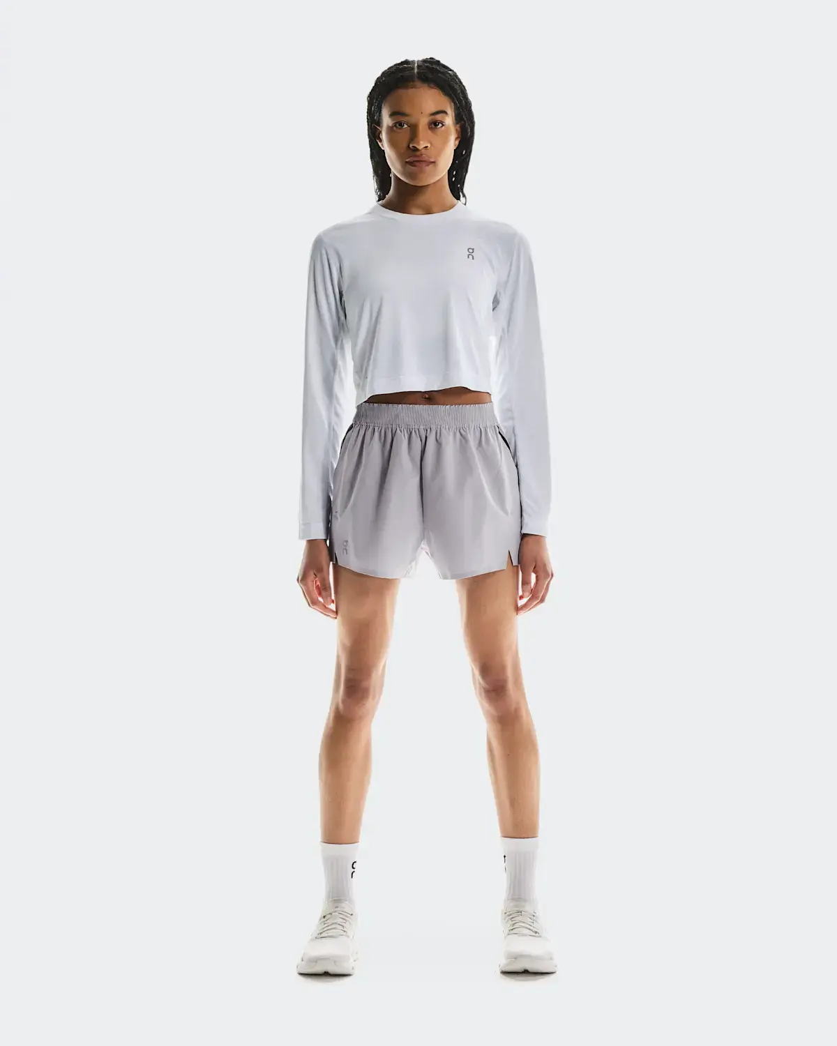Women's Train Long-T Crop Graphic