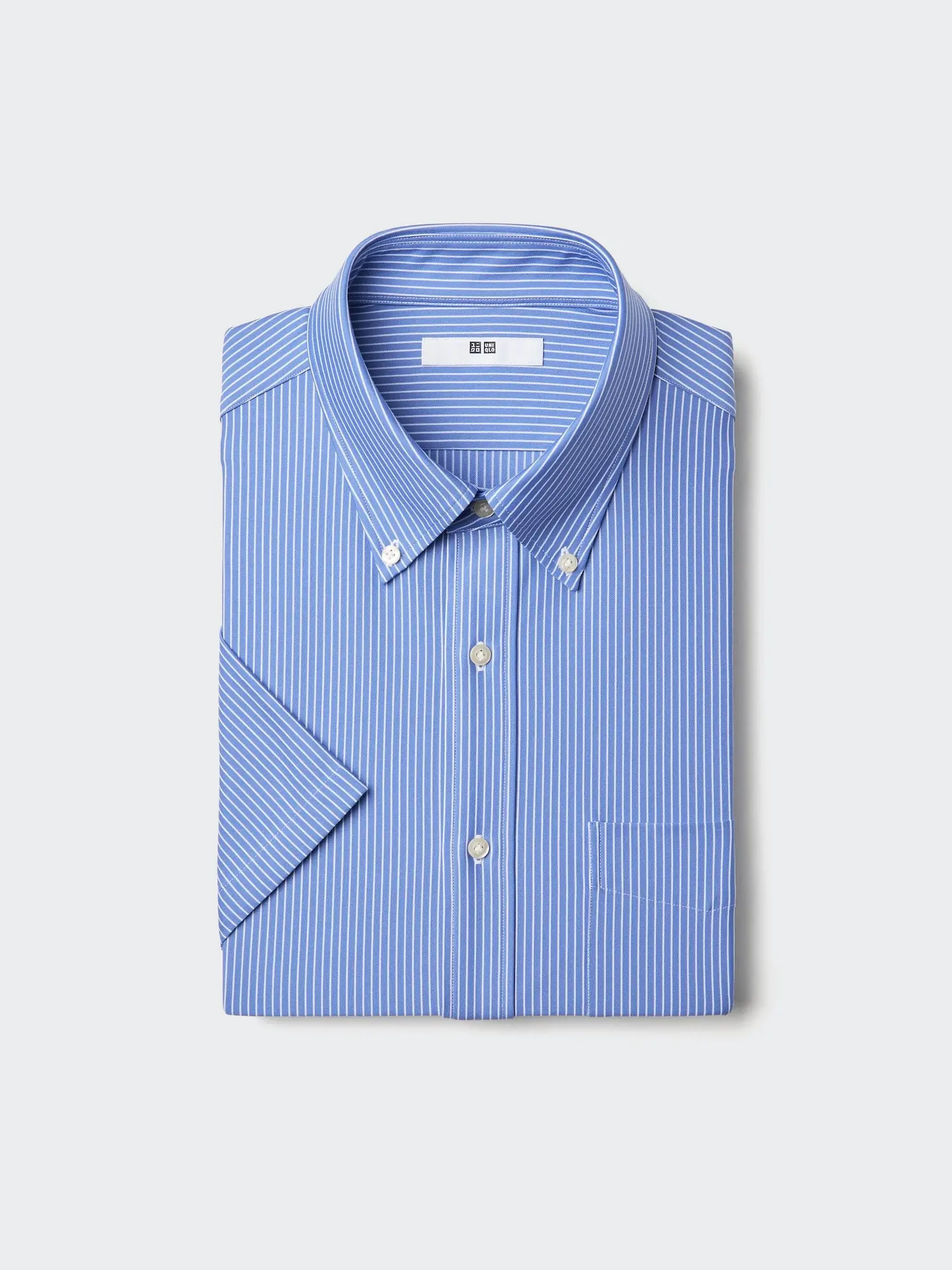 Быстросохнущая немнущаяся рубашка из джерси / в полоску