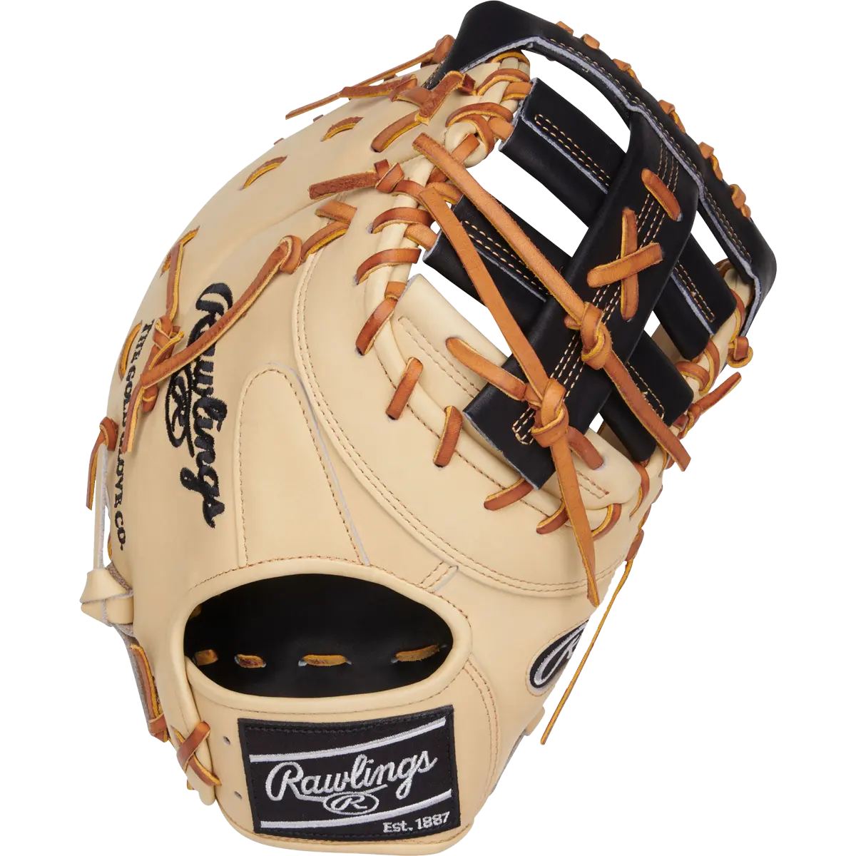 Heart of the Hide First Base Mitt - 13" Single Post Double Bar LHT