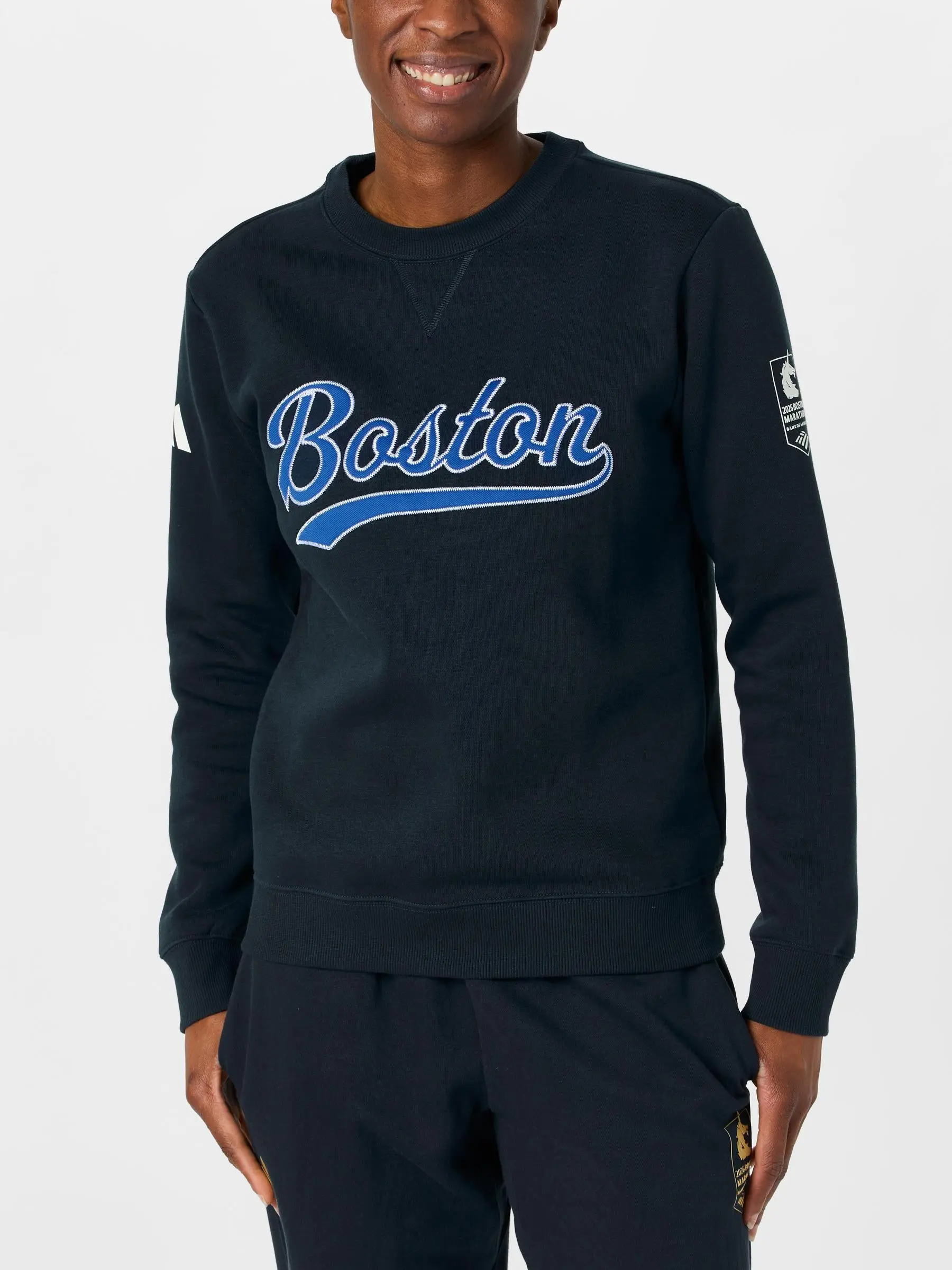 adidas Women's Boston Marathon 2026 Sweatshirt Crew