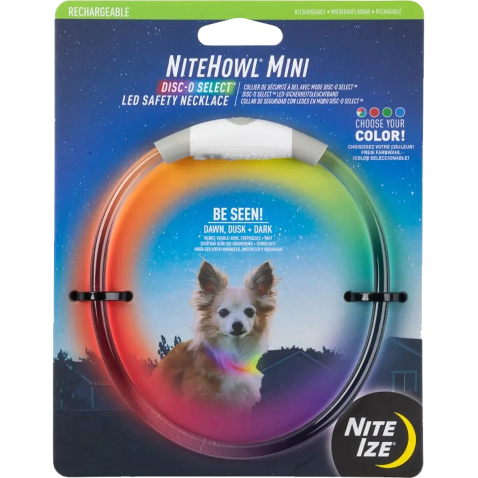 NiteHowl Mini Rechargeable LED Safety Necklace