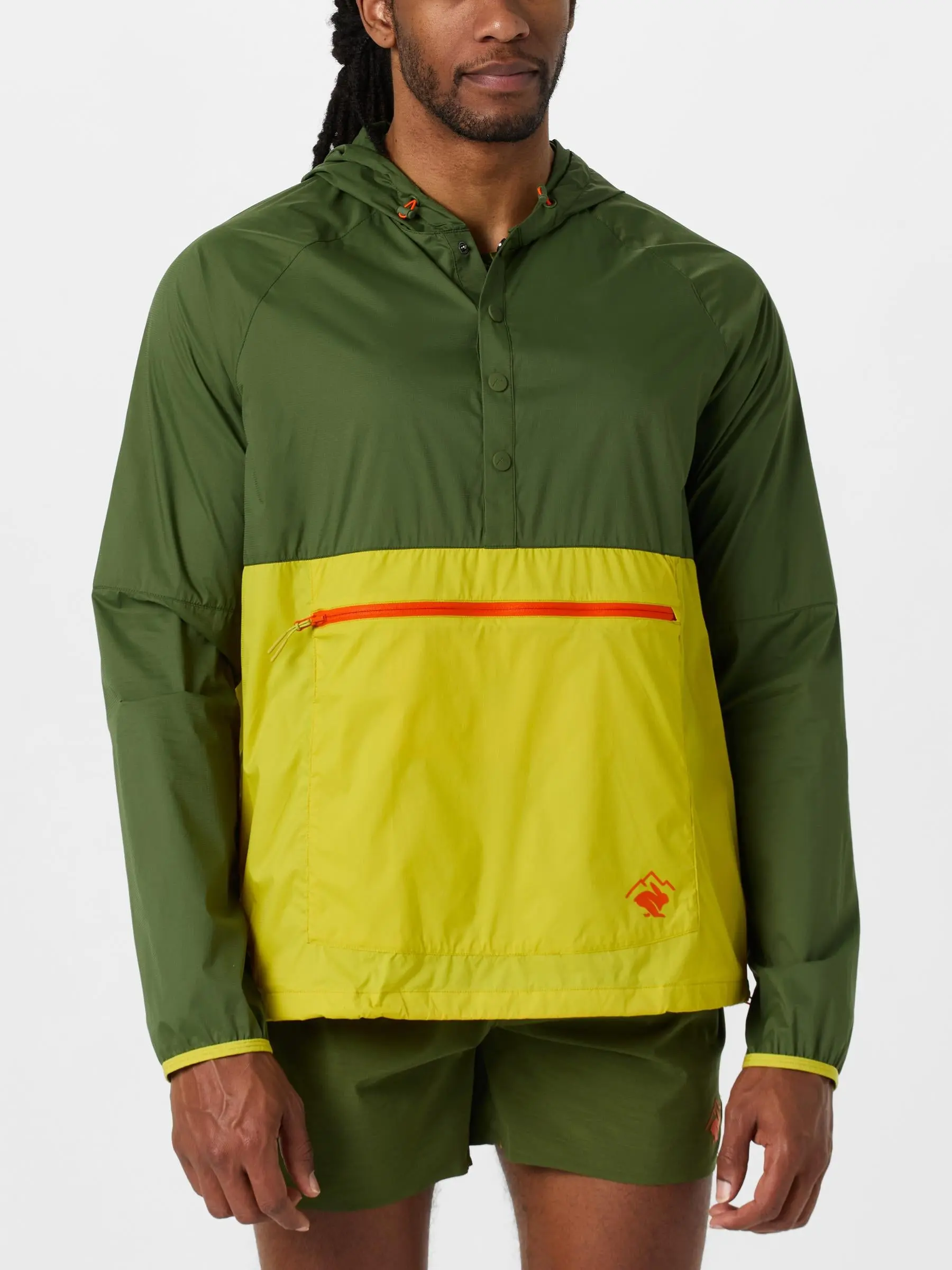 rabbit Men's High Country Packable Windbreaker Jacket
