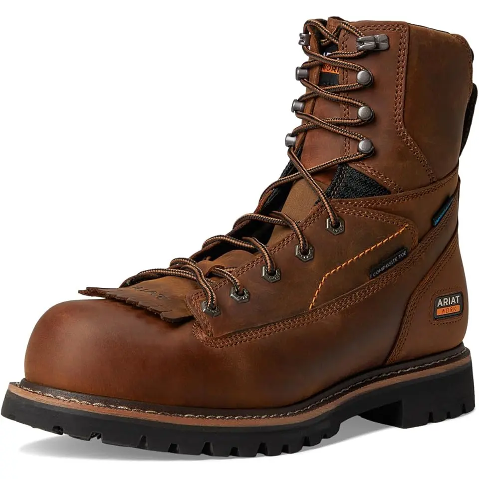 Longview Shock Shield 8" Waterproof Composite Toe Work Boots