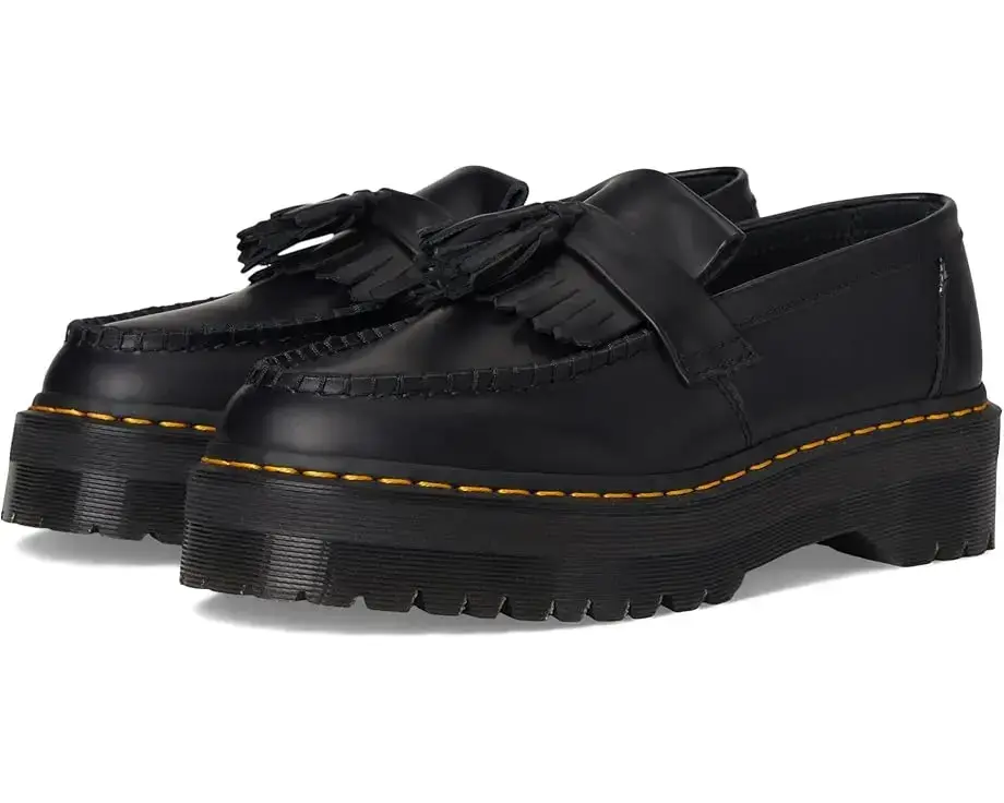 Unisex Dr. Martens Adrian Quad Leather Platform Loafers