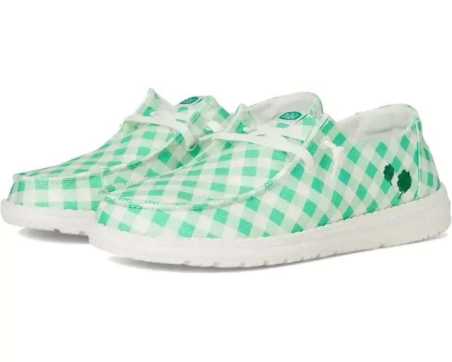 Women's Hey Dude Wendy Shamrock Gingham