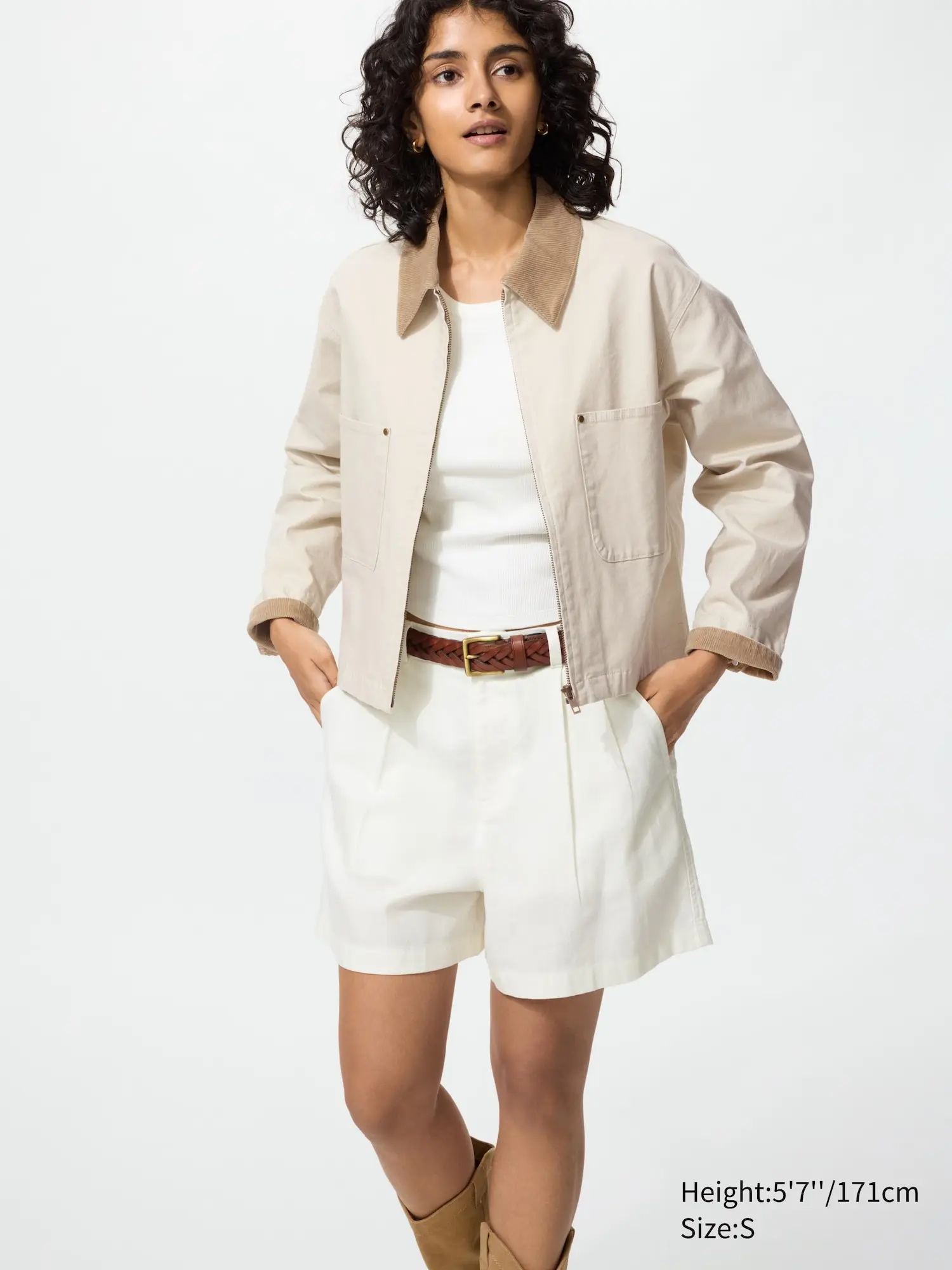 Zip-Up Short Jacket