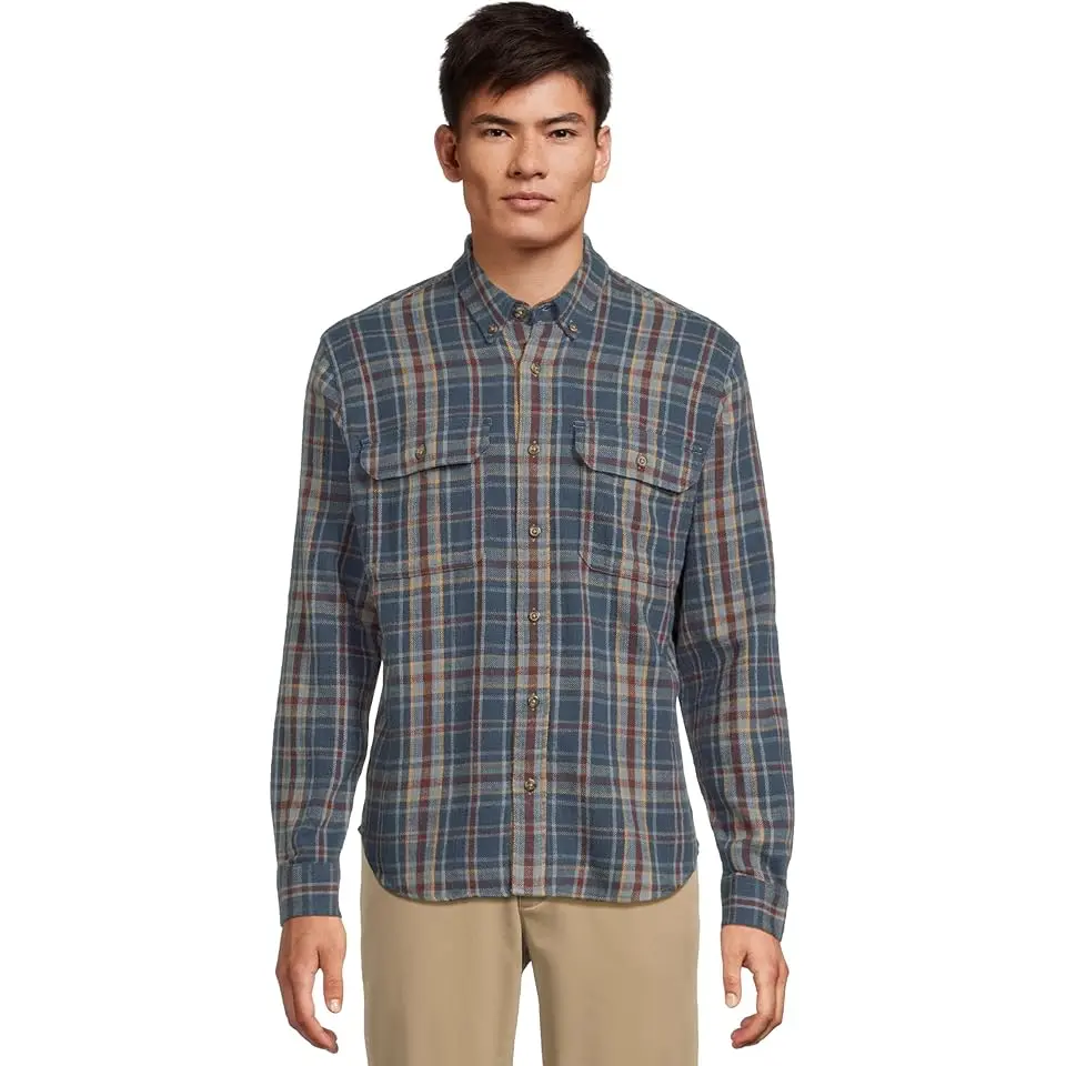 1913 Field Flannel Shirt Slightly Fitted Untucked Fit Plaid