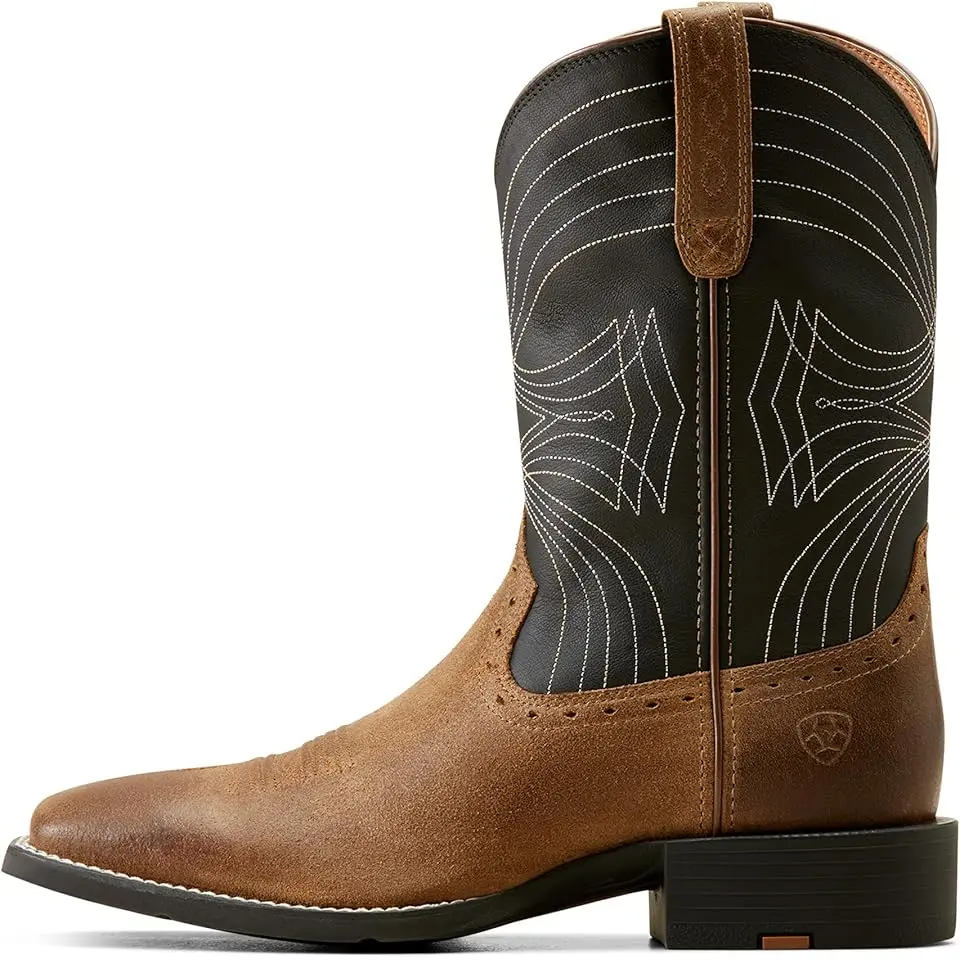Sport Wide Square Toe Western Boots