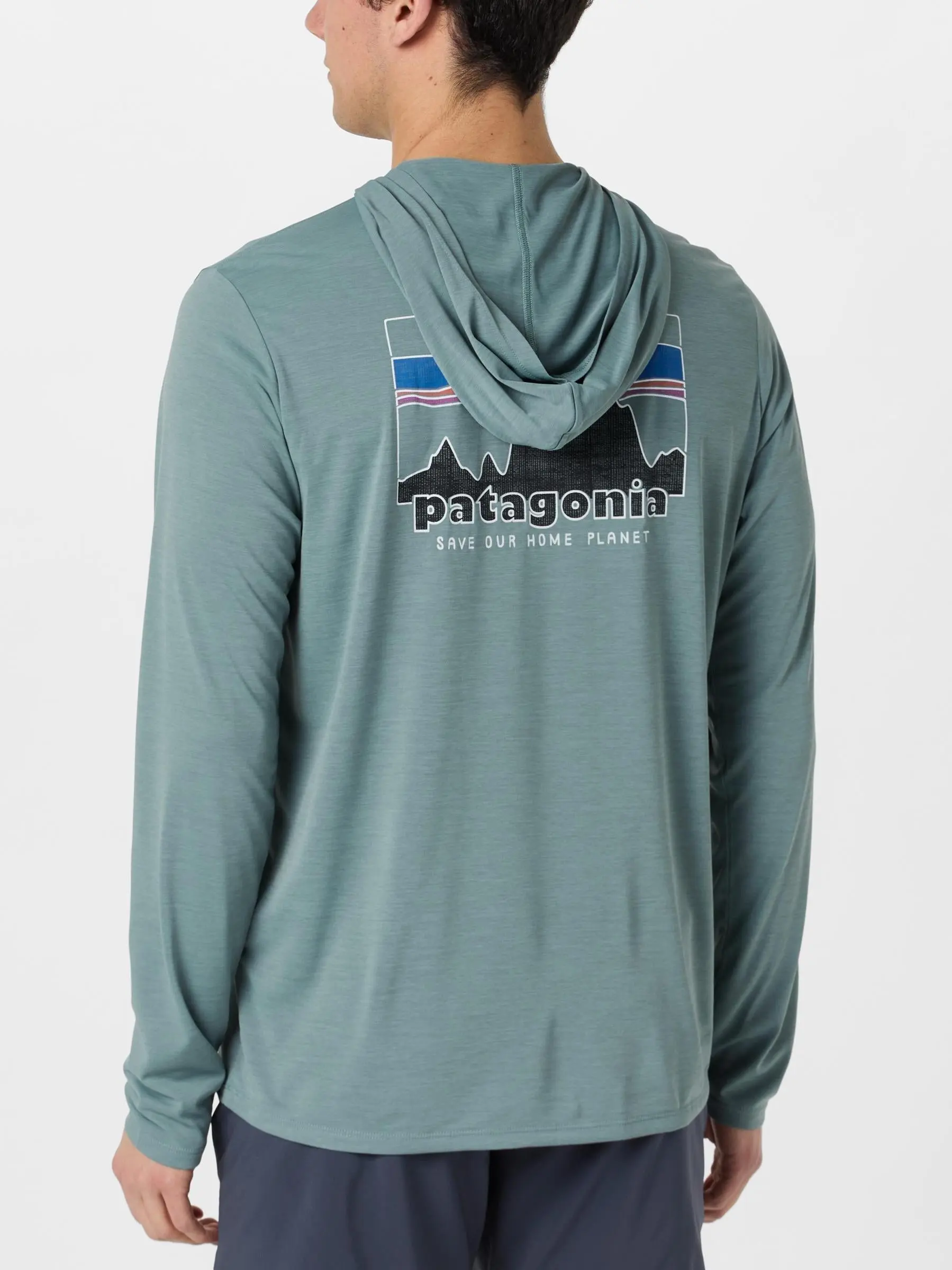 Patagonia Men's Capilene Cool Daily Hoodie 73' Skyline