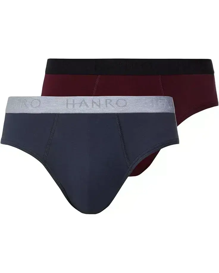 Men's Hanro Cotton Essentials 2-Pack Brief