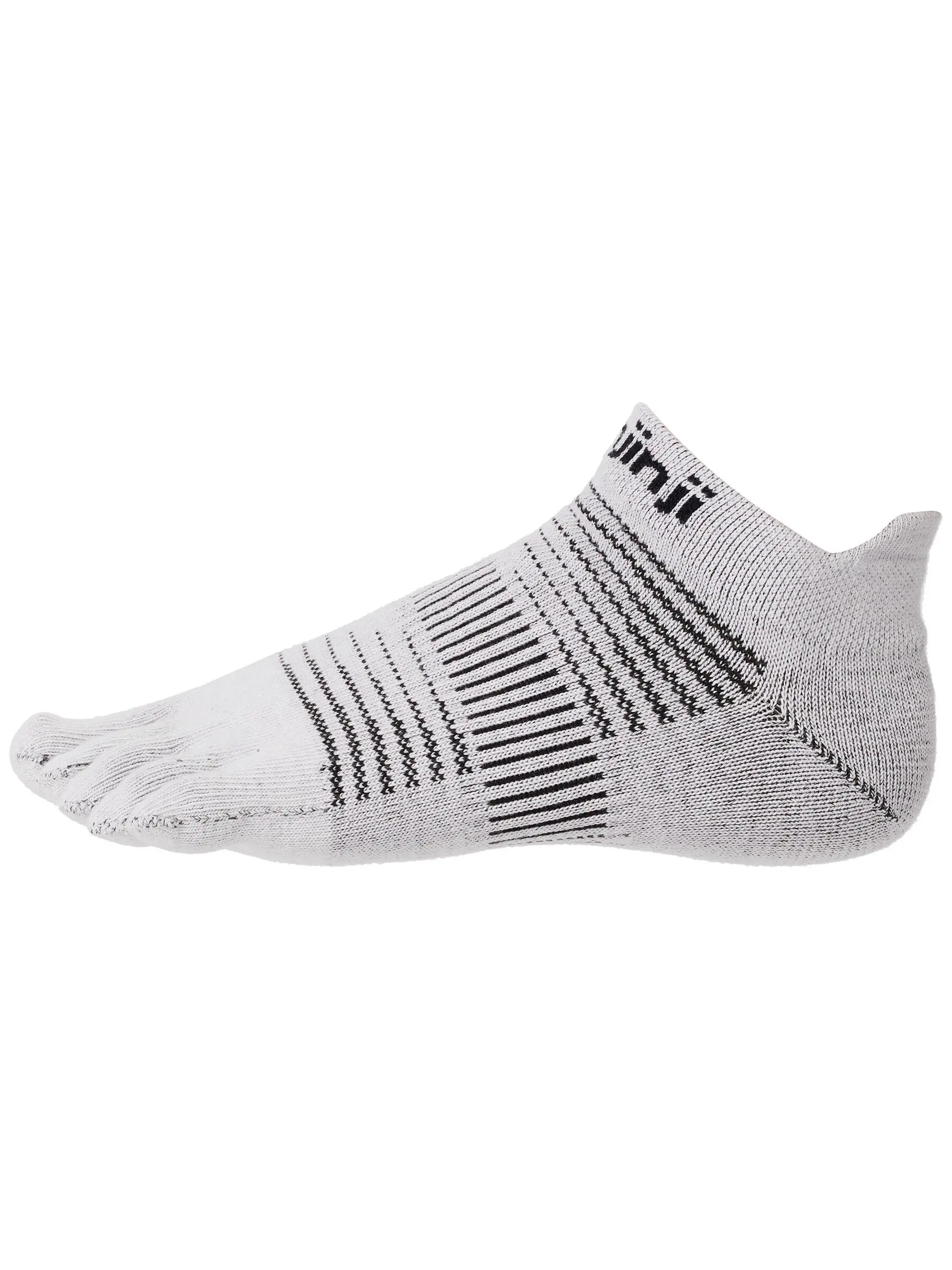Injinji Run Original Weight No-Show Toesocks Gray