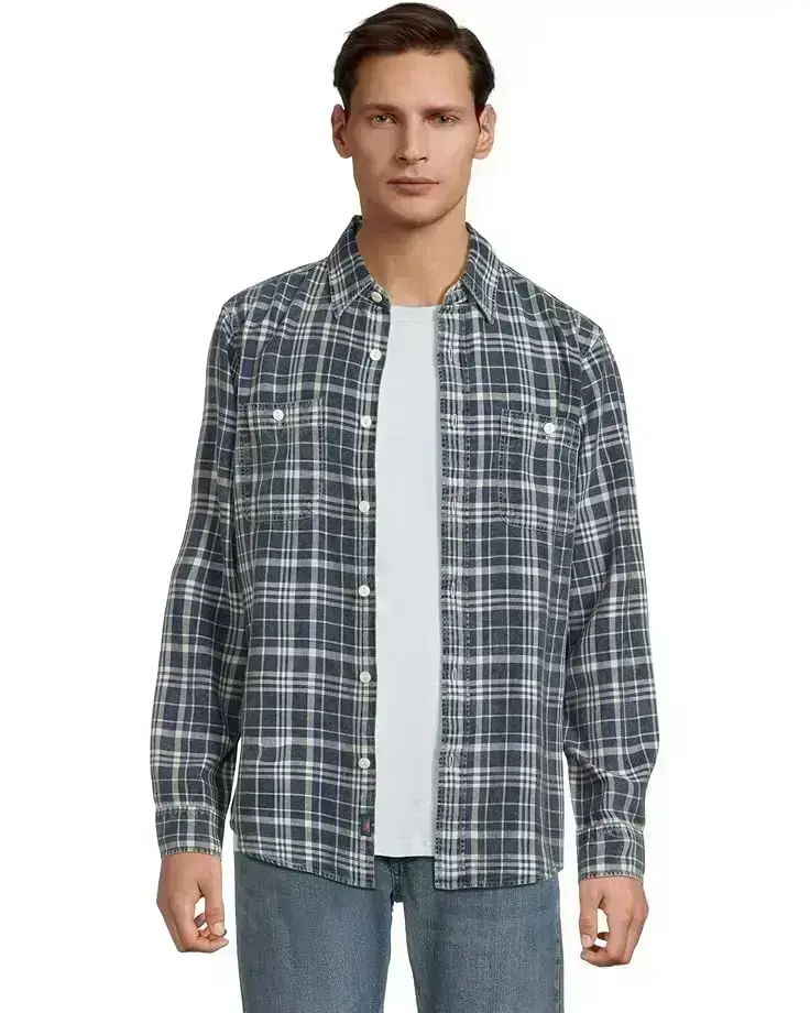Men's Faherty The Tried And True Chambray Workshirt