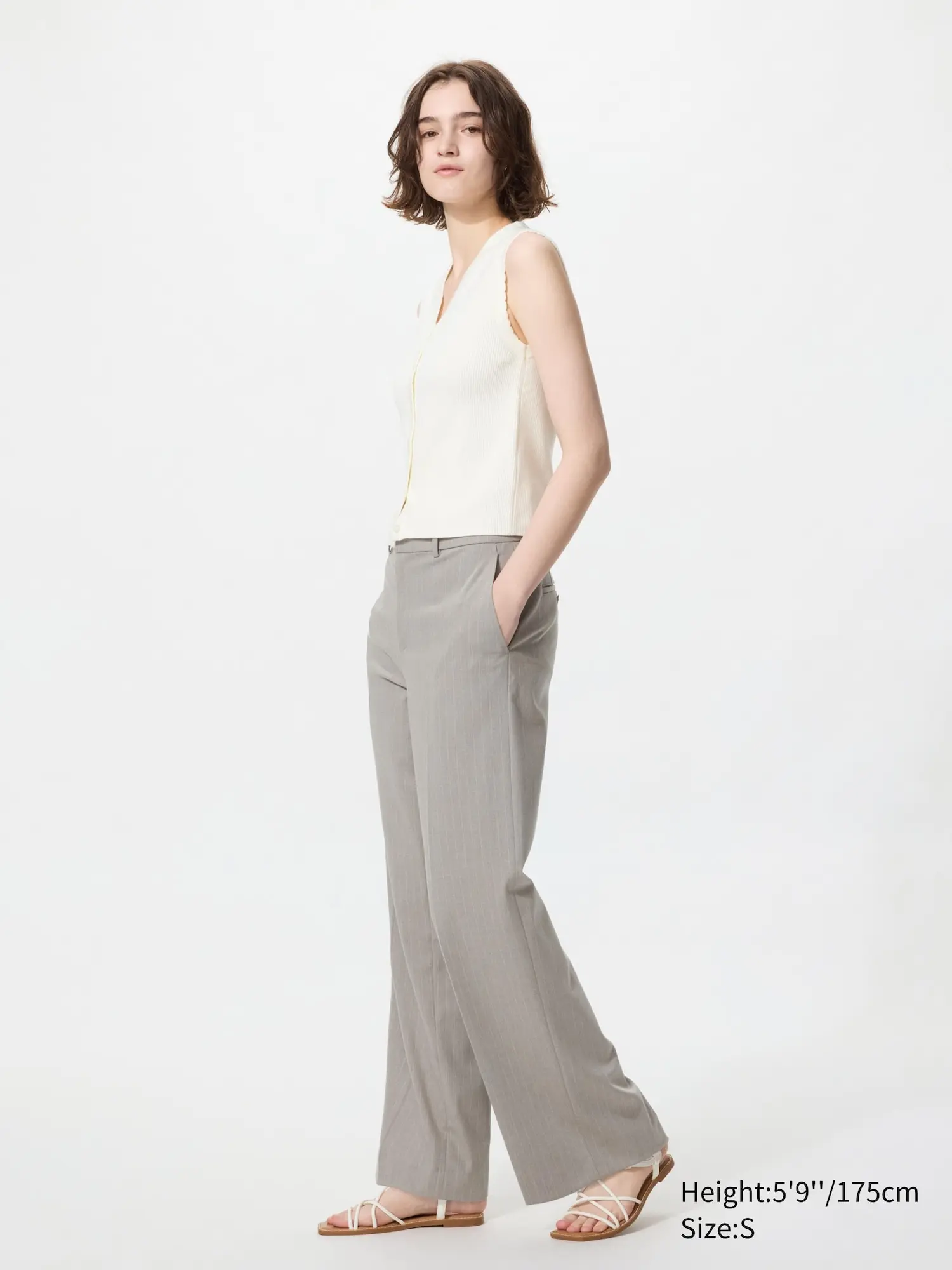 Smart Wide Pants | Striped | Tall