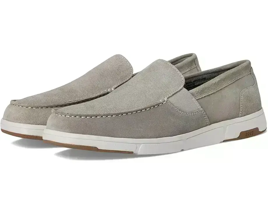Men's Nunn Bush Luca Moccasin Toe Venetian Suede Slip-On Lightweight Comfortable Loafers