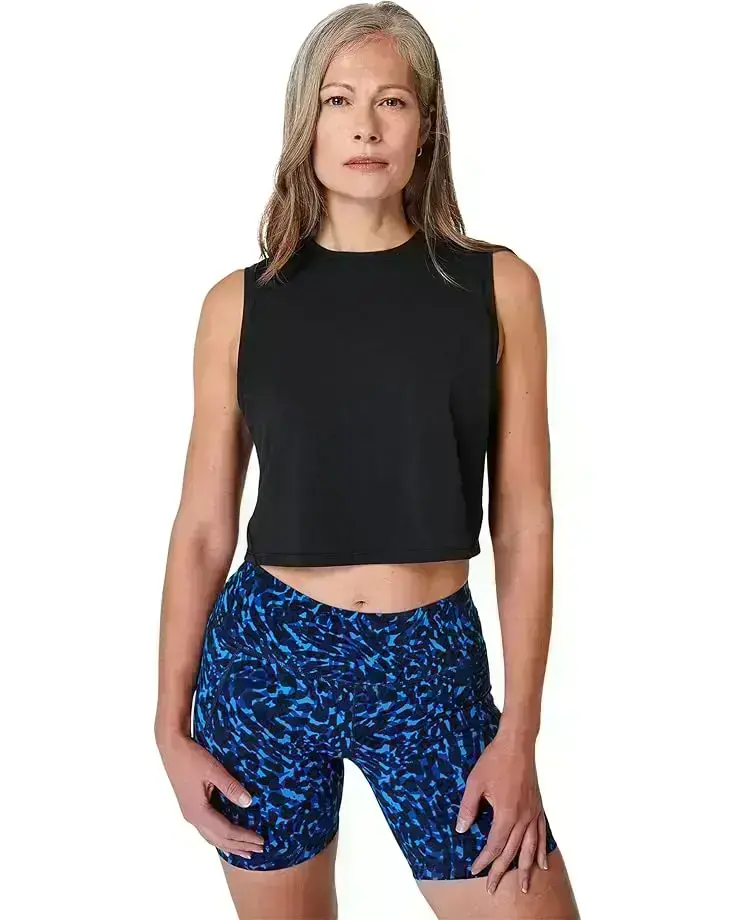 Women's Sweaty Betty Breathe Easy Crop Muscle Tank
