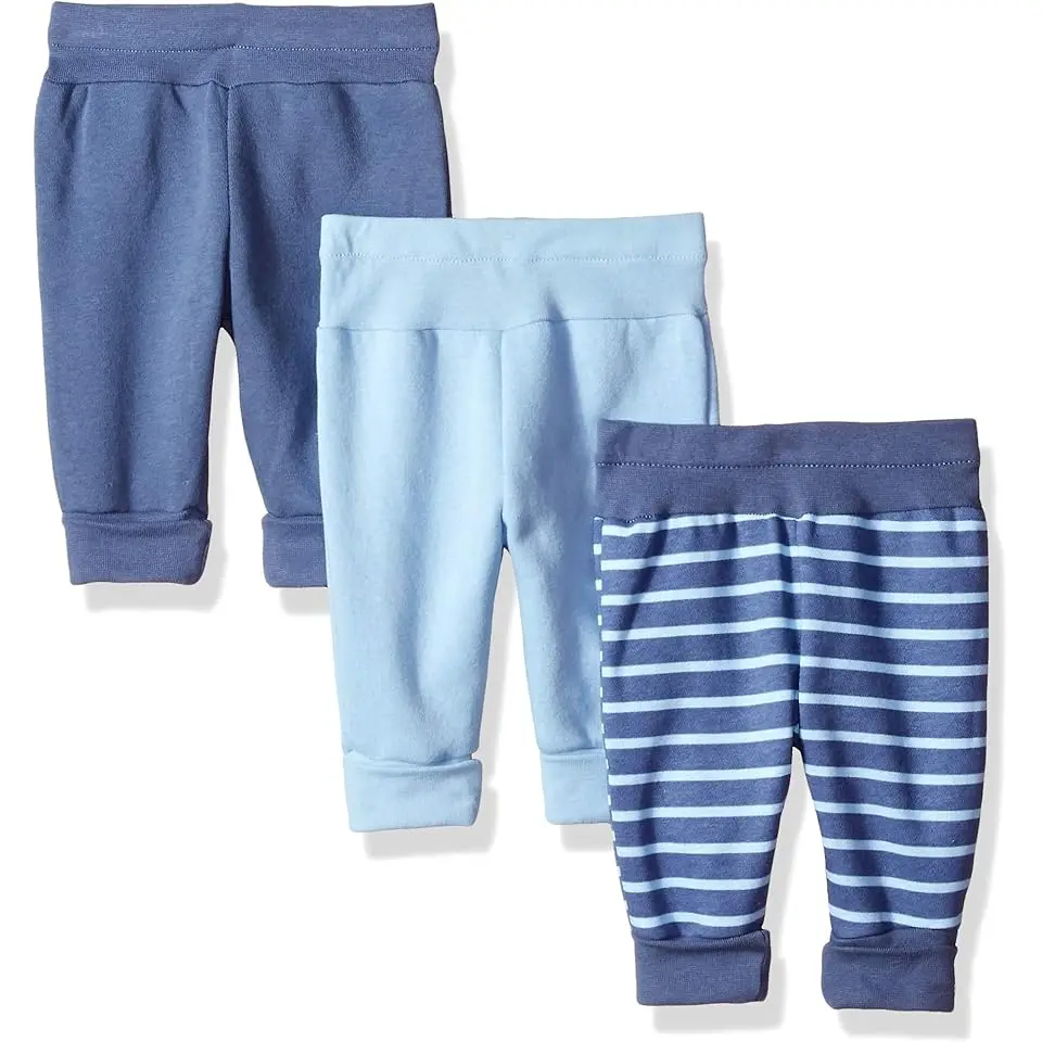 Baby Flexy 3 Pack Adjustable Fit Fleece Joggers