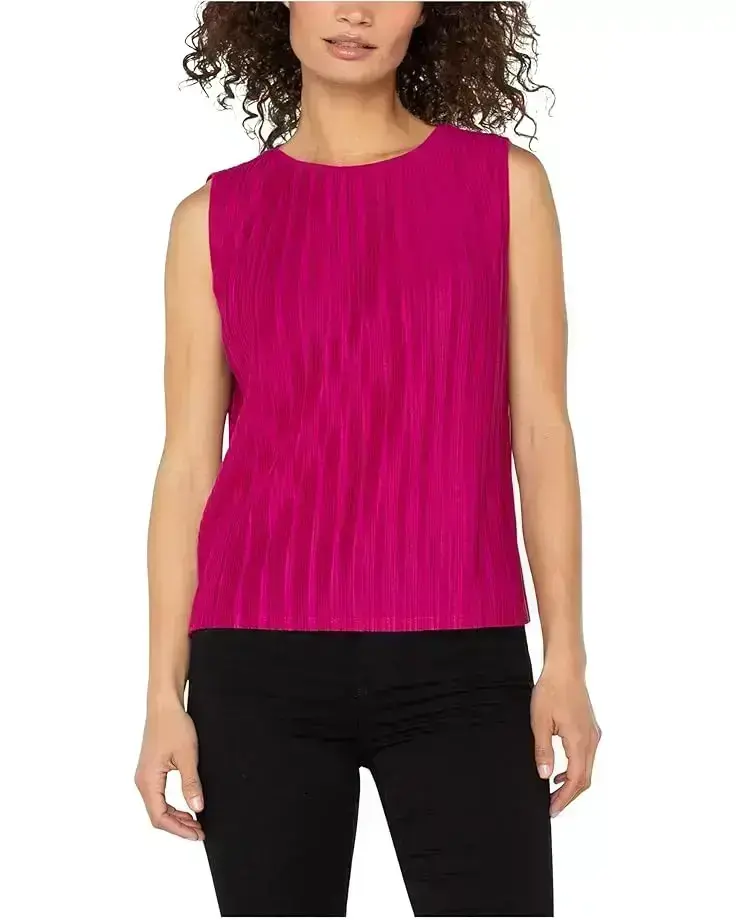 Women's Liverpool Los Angeles Sleeveless Crew Neck Knit Top