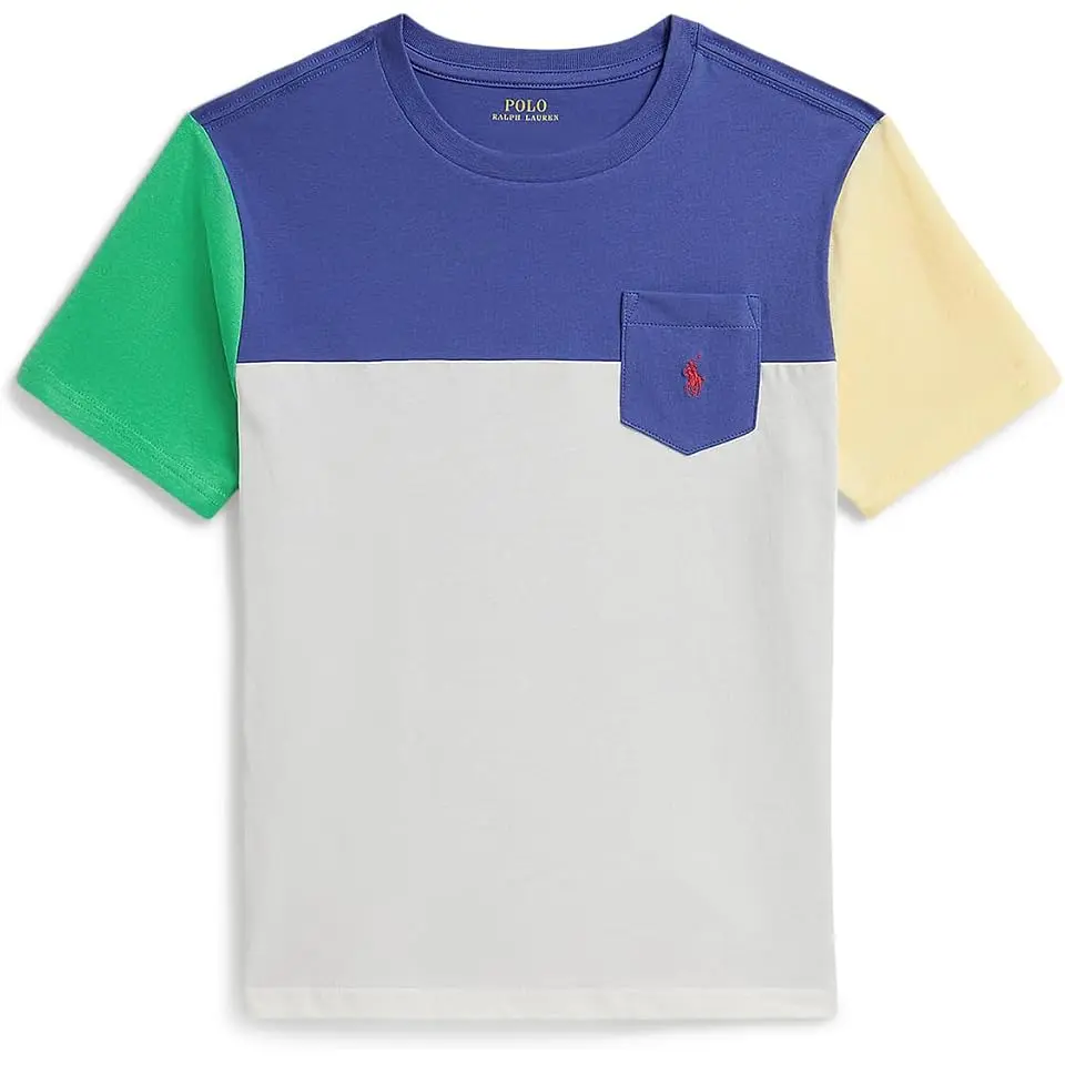 Color-Blocked Cotton Jersey Tee (Big Kid)