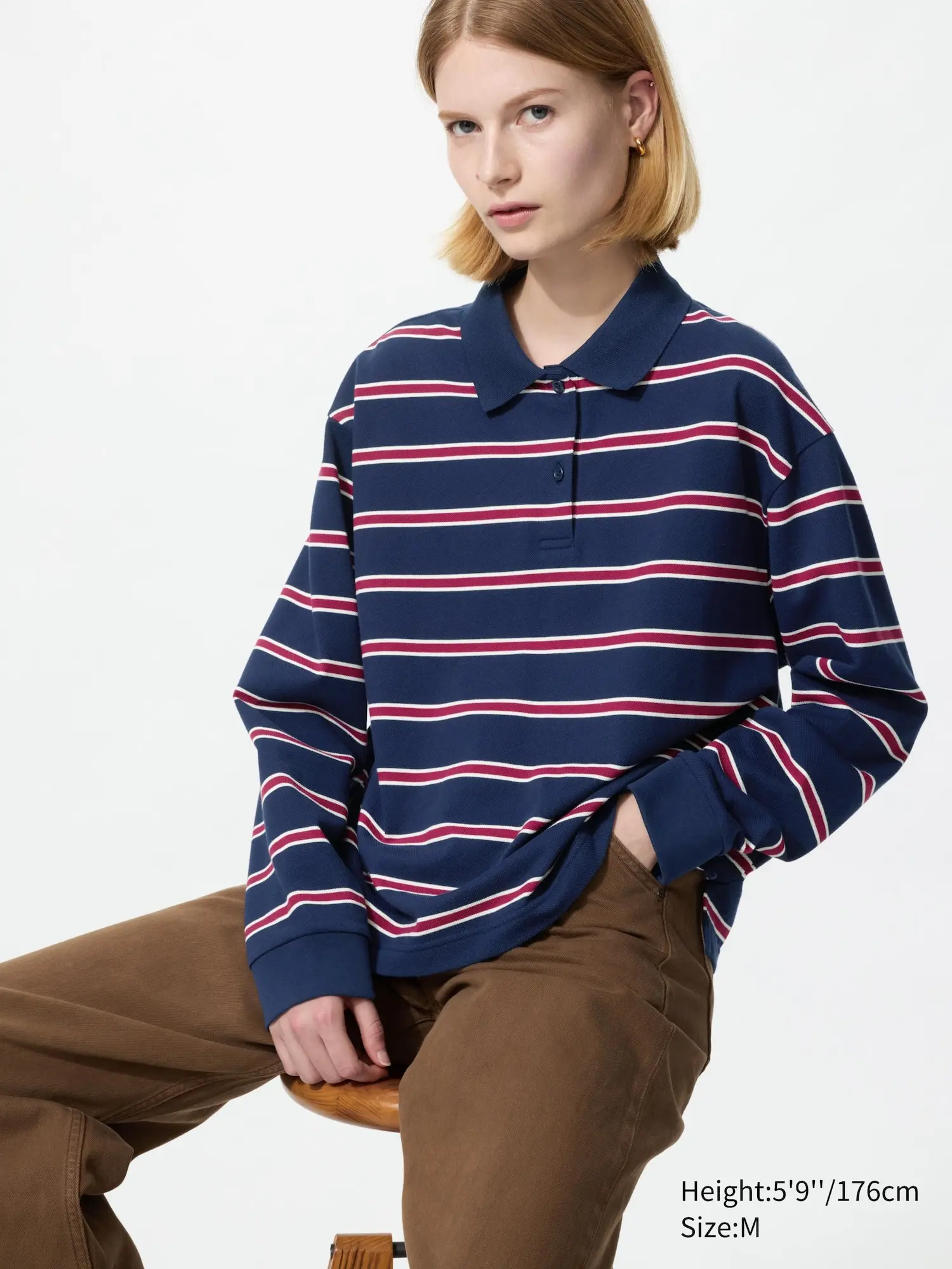 Striped Polo Shirt | Long Sleeve